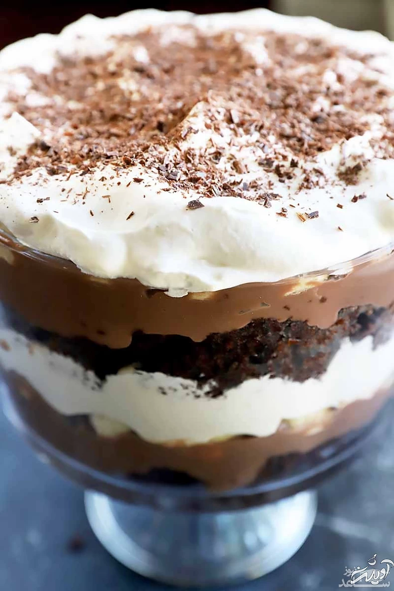 دسر شکلاتی لیوانی